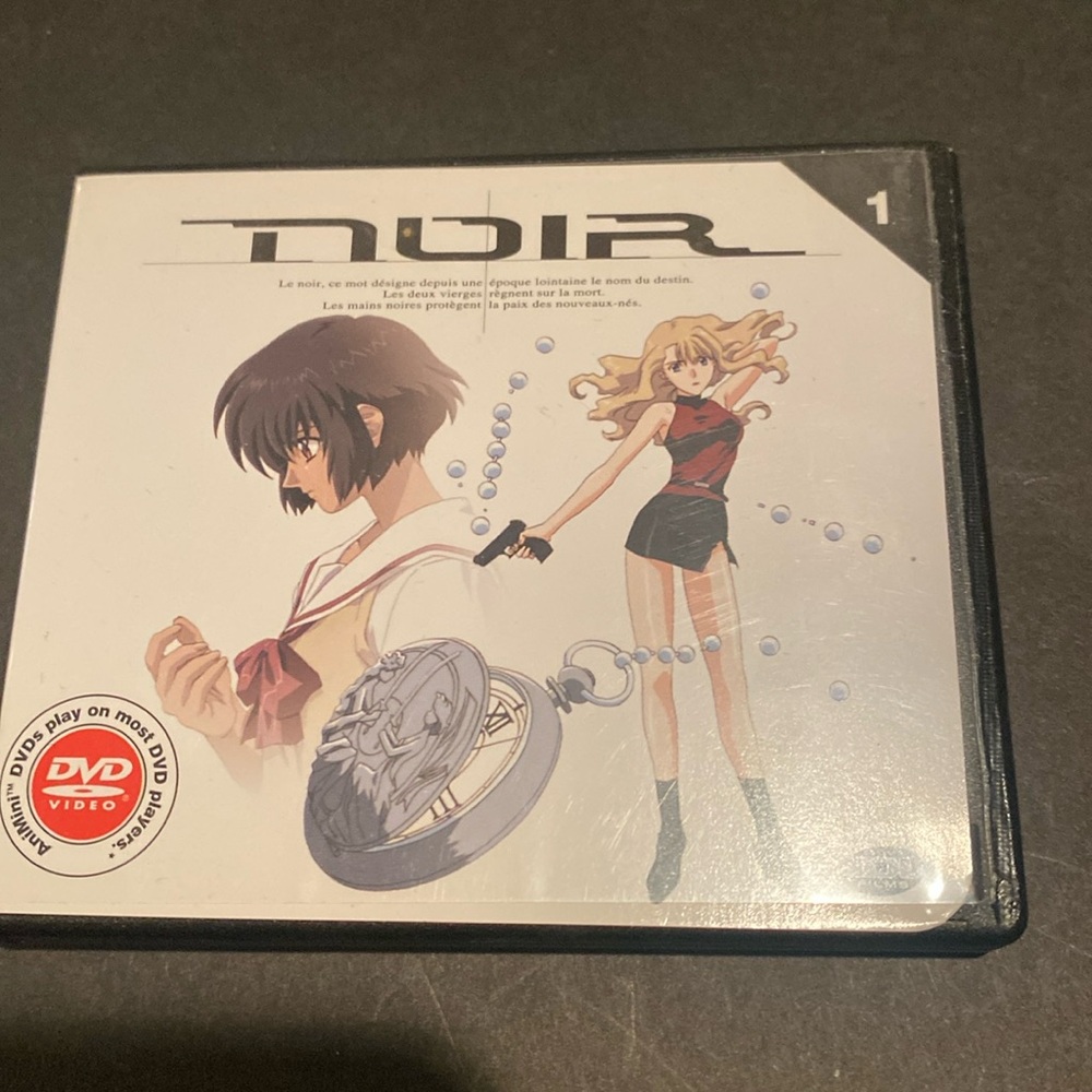 “NOIR,” mini DVD, Japanese Animation